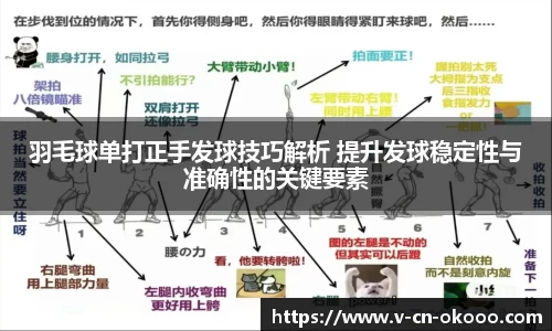 羽毛球单打正手发球技巧解析 提升发球稳定性与准确性的关键要素